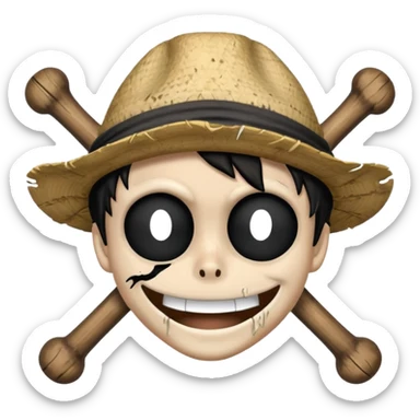Jolly Roger of luffy sticker