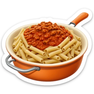 pasta bolognese sticker