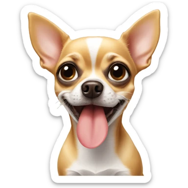 Chihuahua blowing kisses sticker