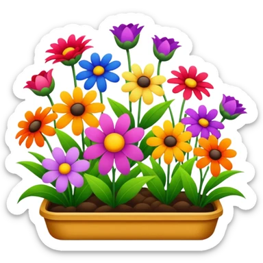 Grow a garden sticker