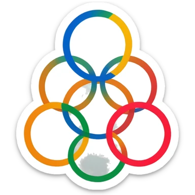 Olympic Rings  sticker