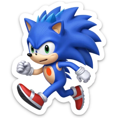 SONIC the hedgehog sticker