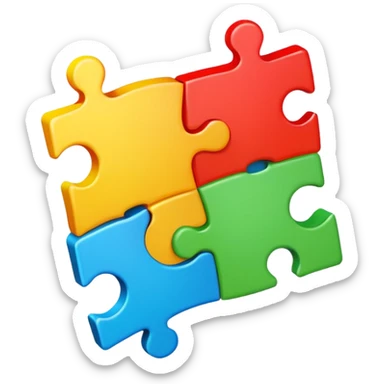 wrong puzzle piece in a hole sticker