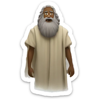 moses parting the red sea in the bible sticker