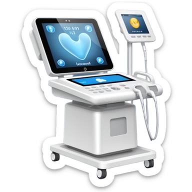 ultrasound machine system - large new more sticker