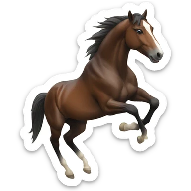 HORSE RUNNING sticker