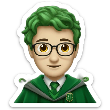 Slytherin from Harry Potter with a Simorgh  sticker