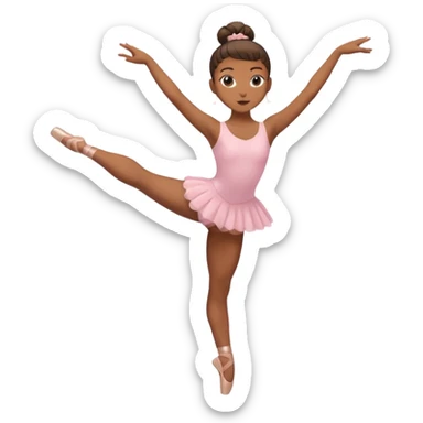 coque cabelo ballet corpo inteiro sticker