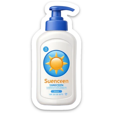 sunscreen sticker