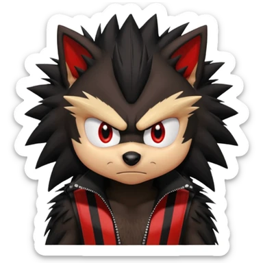 Shadow the Hedgehog sticker