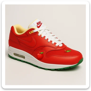 Сгенерируй мне кроссовки Nike стиле эпл емодзи sticker