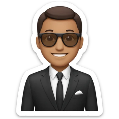 monopoly man with sunglasses sticker