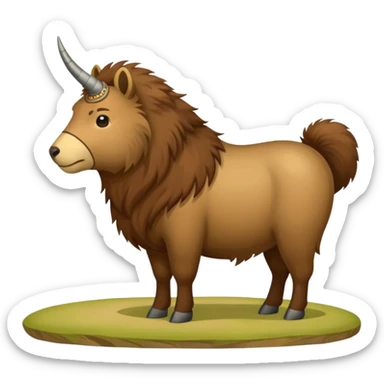 animal mongol sticker