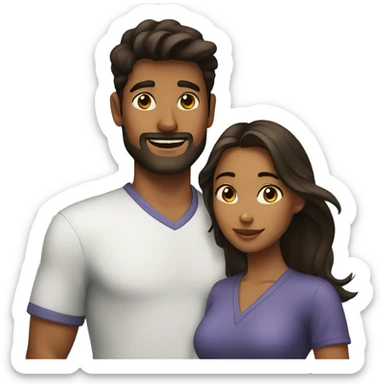 Adan and Eva sticker