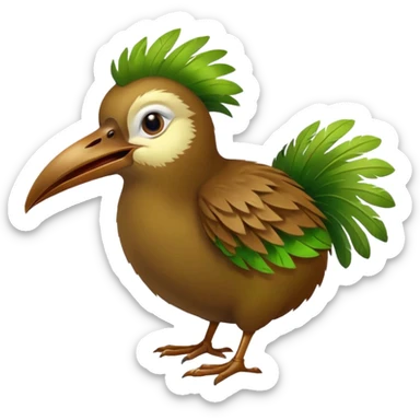 kiwi bird ai agent voice calling sticker