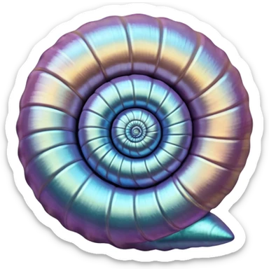 Spiral Shell sticker