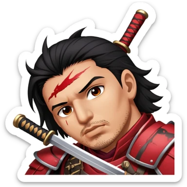Battle-Ready Samurai sticker