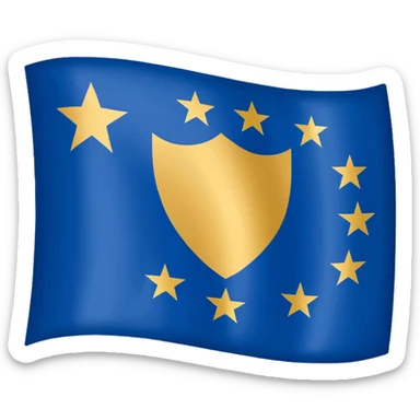 Kosovo flag sticker