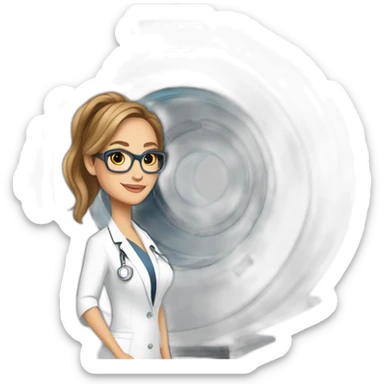 Posh-Radiologist-performing-breast-mri-to-jennifer-lopez sticker