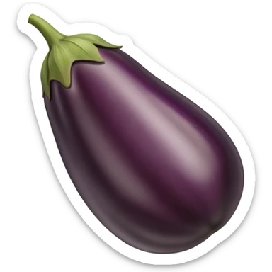 Brown eggplant  sticker