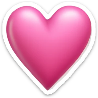 Corazón rosado pálido  sticker