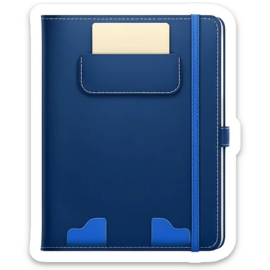 Navy blue notebook 📒  sticker