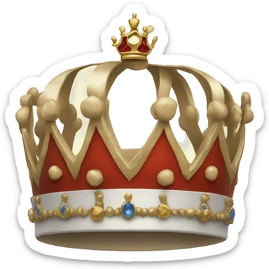A crown for queen sticker