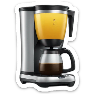electric coffee maker sticker