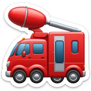 Camion avec des gyropahre sticker