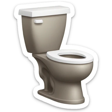 bald skibidi toilet sticker