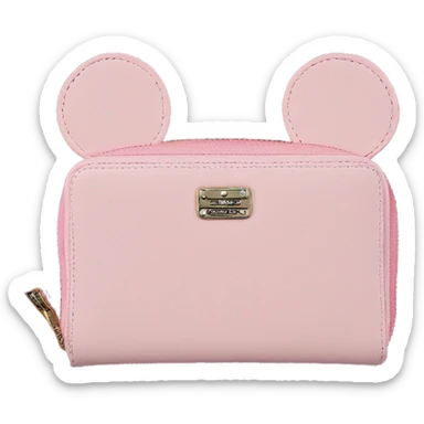 Loungefly light pink Minnie Mouse Ears Wallet sticker