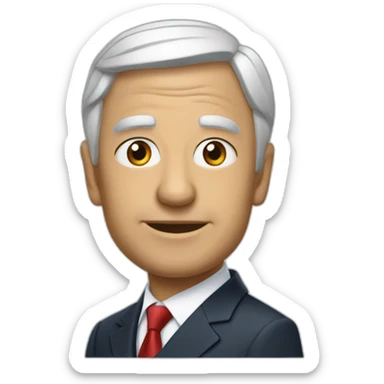 Président algérien  sticker