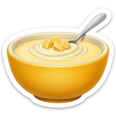 bowl of semolina sticker