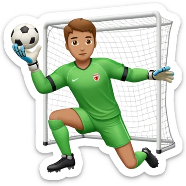 goalkeeper-saving-goal sticker