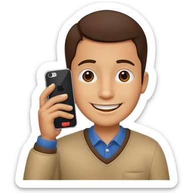 CHICO HABLANDO POR CELULAR sticker