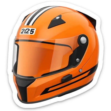 lando norris’ 2025 helmet sticker