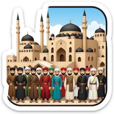 The Ottoman Empire in the year 1453The year of the Ottoman Empire 1453  sticker