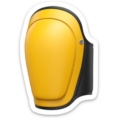 elbow guard yellow sticker