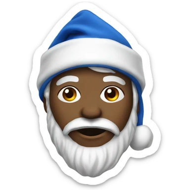 crip santa  sticker