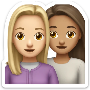 The name is Dasha and the name is Nastya sticker