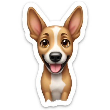 Australian dog happy  sticker