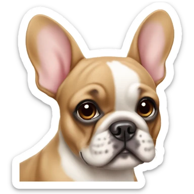 Fawn French bulldog sticker