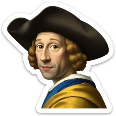 Johannes Vermeer sticker