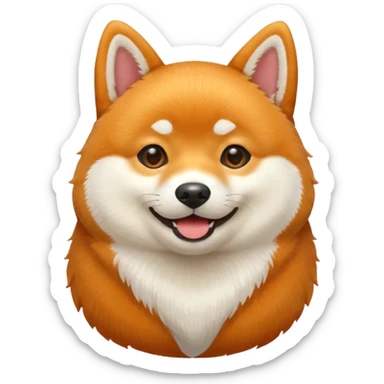 shiba inu emoji sticker
