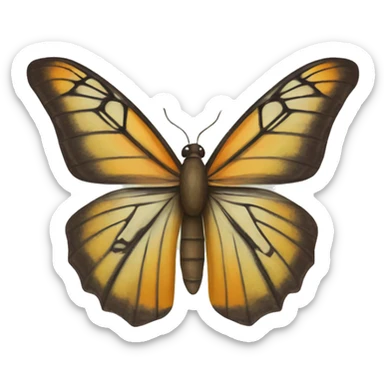 Mariposa monarca  sticker