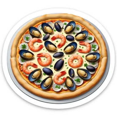 seafood pizza sticker