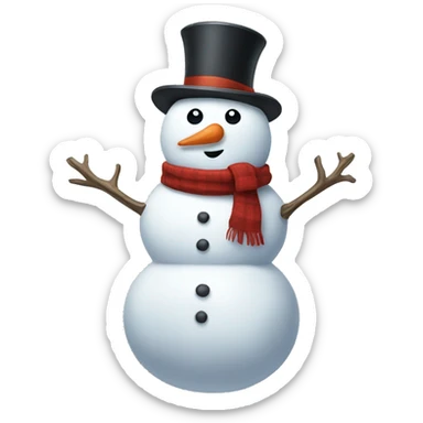 snowman  sticker