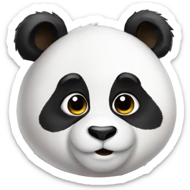 Panda love panda sticker