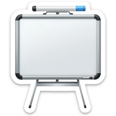 Whiteboard sticker