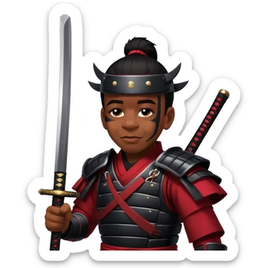Fierce Samurai sticker